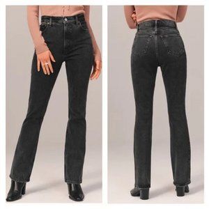 Abercrombie & Fitch Jeans The Flare Ultra High Rise  in Washed Black  31 / 12
